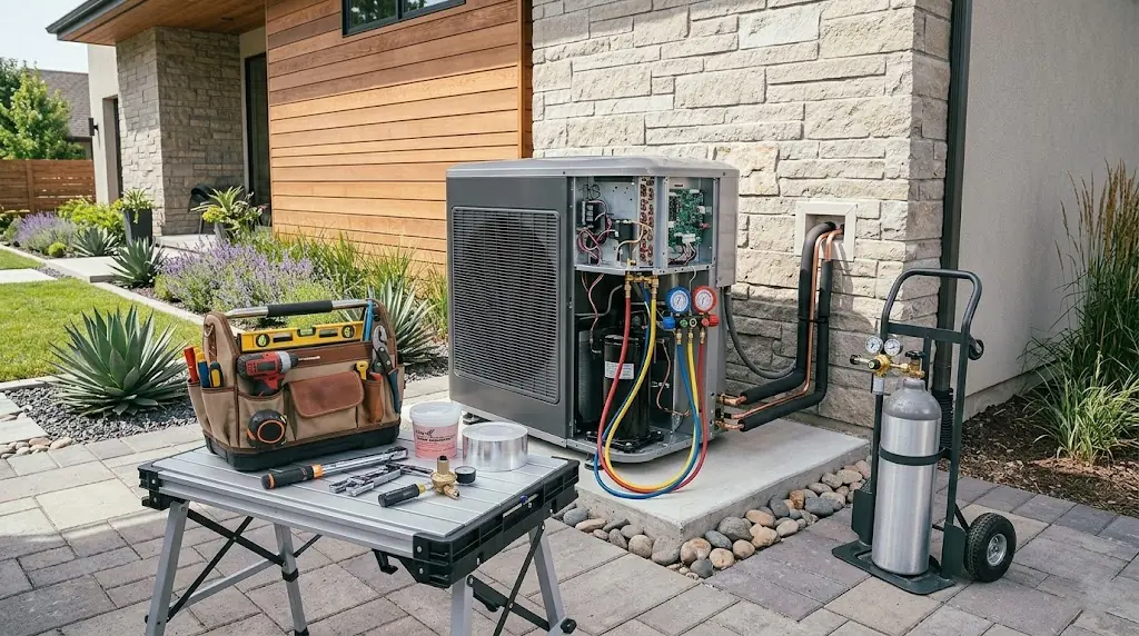 heat pump installation