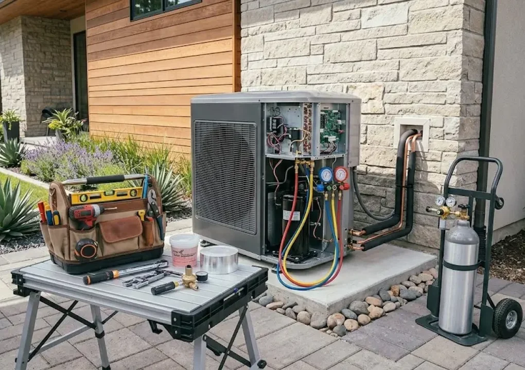 heat pump installation
